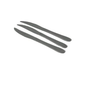 Set 3 Cutite din Inox – Lama Zimtata, Ideal pentru Masa, Gustari sau Picnic