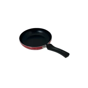 Tigaie Antiaderentă cu Interior Negru – 18 cm, Strat Non-Stick, Mâner Ergonomic, Ideală pentru Gătit Rapid și Prăjit Porții Mici