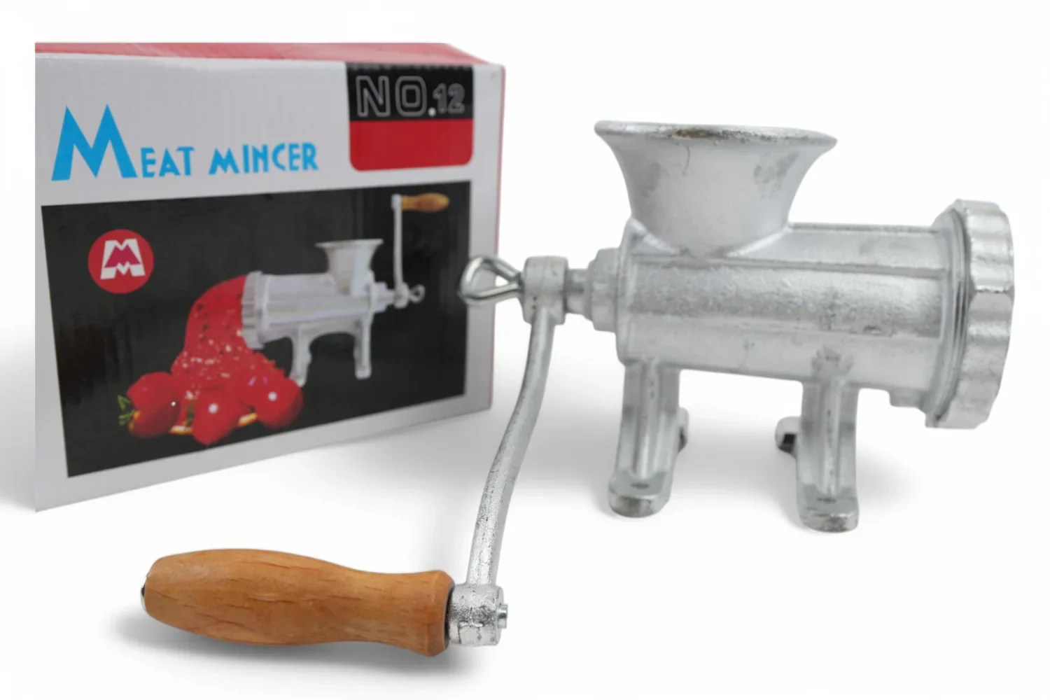 Mașină de Tocat Carne Manuală din Fontă – Model Clasic, Rezistentă și Ușor de Utilizat - imagine 2