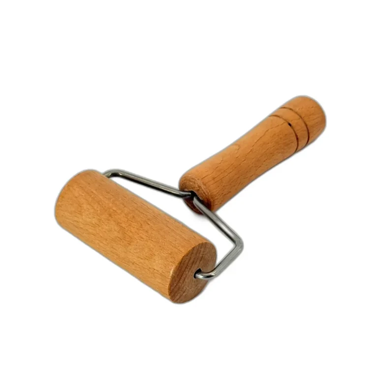 Sucitor Mic din Lemn cu Maner – Lungime 23 cm, Ideal pentru Foi de Placinta, Taitei si Patiserie