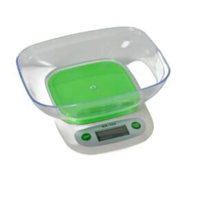 Cantar de Bucatarie Digital SH-125 cu Bol Transparent, Capacitate 5kg, Afisaj LCD, Ideal pentru Cantarire Ingrediente, Alimente sau Produse de Patiserie