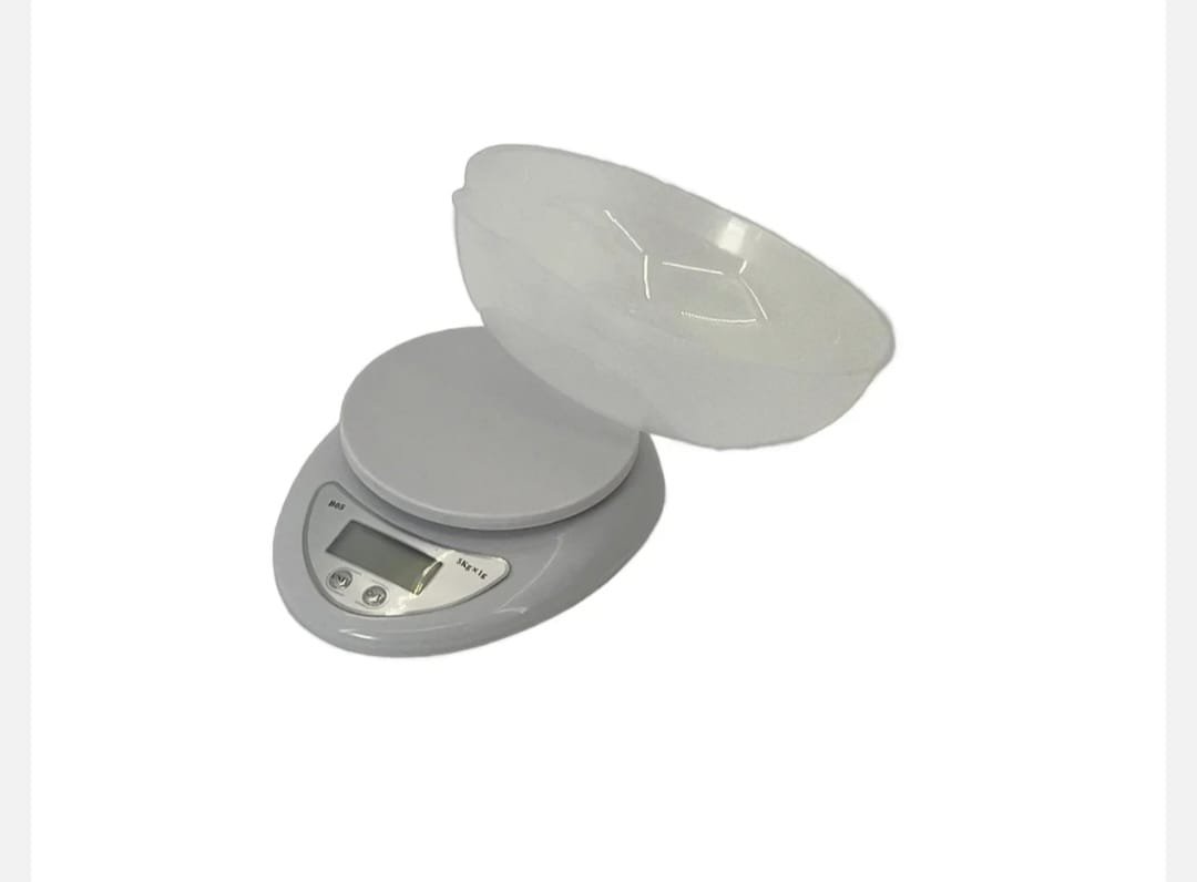 Cantar de Bucatarie Digital cu Bol Detasabil, Capacitate 5kg, Afisaj LCD, Ideal pentru Cantarire Precisa a Alimentelor, Ingredientelor sau Produselor de Patiserie - imagine 2