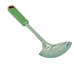 Polonic de Bucătărie din Inox – Mâner Verde Ergonomic, Practic și Rezistent