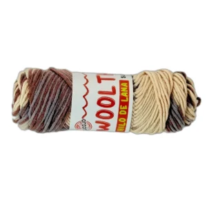 Fir de Lana Gros Multicolor – Material Rezistent si Functional, Ideal pentru Tricotat si Proiecte Handmade Durabile