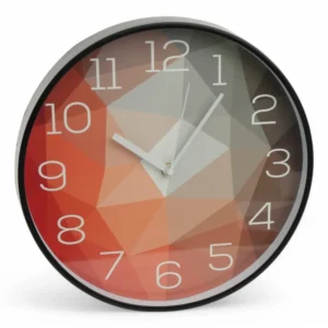 Ceas de Perete Multicolor – 30 cm, Mecanism Silențios, Design Modern cu Cifre Mari, Ideal pentru Living, Bucătărie sau Cameră de Tineret