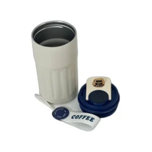 Cana Termică 460 ml cu Capac Tip Click și Perete Dublu – Păstrează Băuturile Calde sau Reci