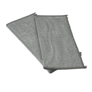 Set 2 Lavete Abrazive 30×30 cm – Gri, Curatare Intensiva, Material Rezistent, Ideal pentru Vase, Chiuveta si Suprafete Dure