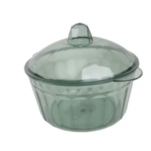 Bol cu Capac Verde Transparent – Rezistent si Elegant, Ideal pentru Depozitare si Pastrare Alimente