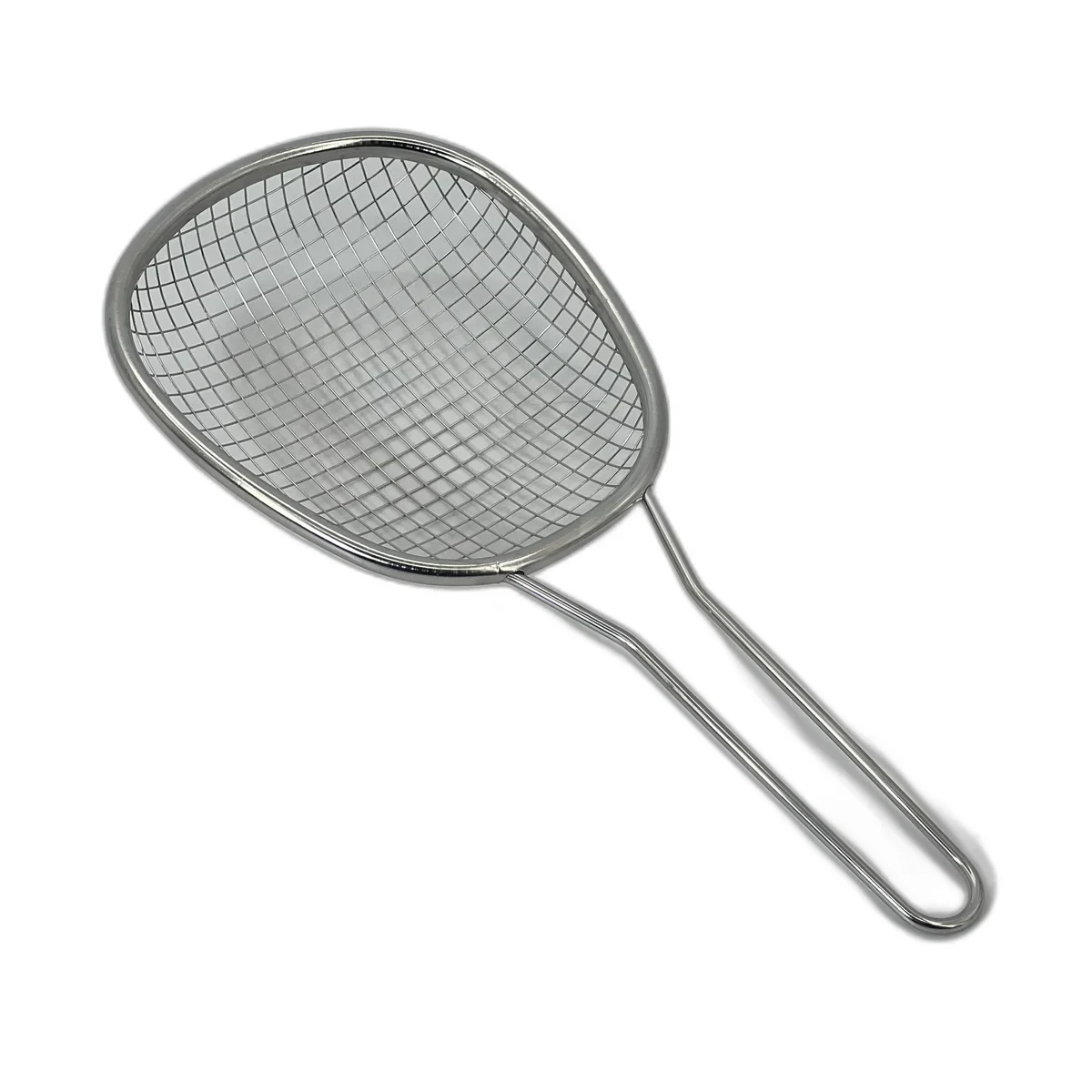 Lingura Sita din Inox, Ideala pentru Prajeli, Alimente Fierbinti si Scurgere Ulei sau Apa, Rezistenta si Usor de Utilizat in Bucatarie