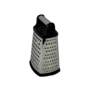 Răzătoare 4 Fețe din Inox – Mâner Metalic, Nuante Asortate, Ideală pentru Răzuire Zilnică