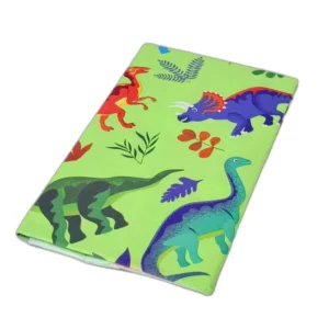 Fata de Masa cu Dinozauri Colorata, 120×180 cm – Material Rezistent si Usor de Intretinut pentru Evenimente si Uz Zilnic