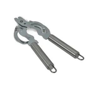 Deschizător Universal pentru Capace și Borcane din Inox – Mâner Dublu Ergonomic, Lungime 25 cm, Ideal pentru Bucătărie