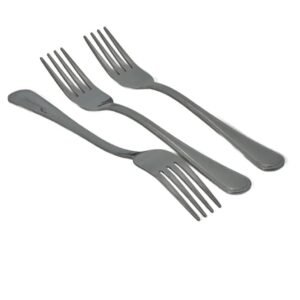 Set 3 Furculite din Inox – 18,4 cm, Design Universal, Ideal pentru Servire Zilnica sau Evenimente