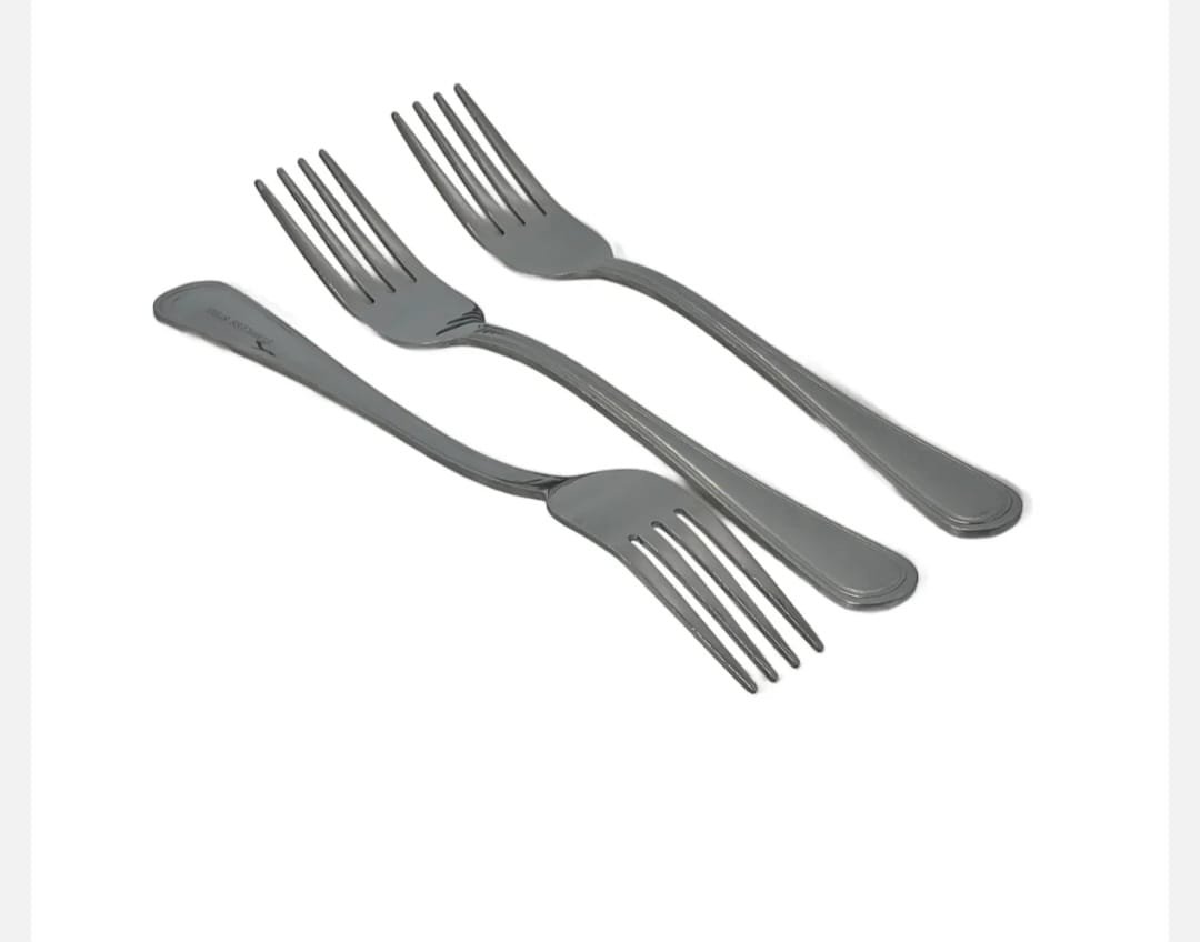 Set 3 Furculite din Inox – 18,4 cm, Design Universal, Ideal pentru Servire Zilnica sau Evenimente