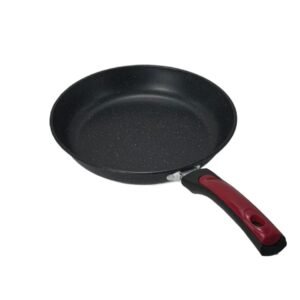 Tigaie Antiaderenta 27 cm cu Maner Bicolor – Design Modern, Strat Non-Stick, Ideala pentru Prajire Rapida