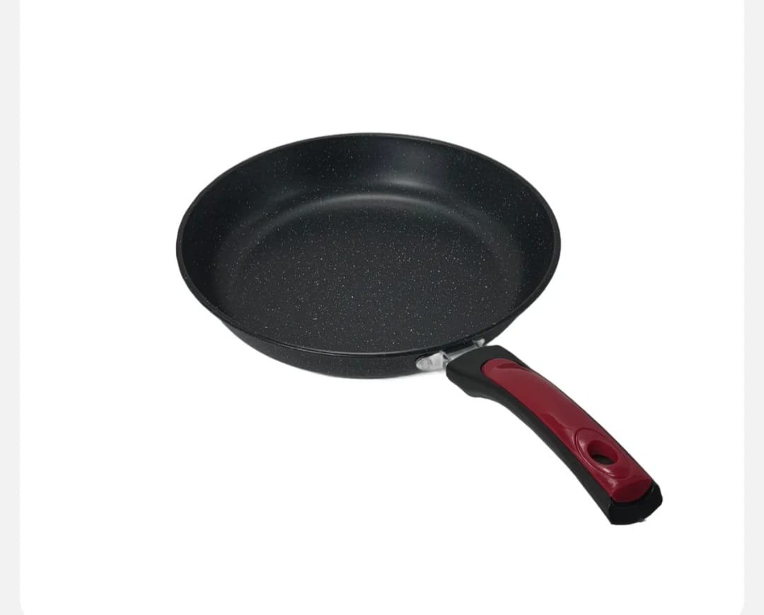 Tigaie Antiaderenta 27 cm cu Maner Bicolor – Design Modern, Strat Non-Stick, Ideala pentru Prajire Rapida