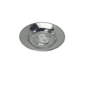 Farfurie din Inox – 22 cm, Platou Rotund Igienic, Ideal pentru Servire Zilnica sau Camping