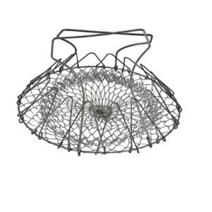 Cos Metalic Multifunctional Pliabil – Extensibil, Ideal pentru Uscare Fructe, Legume sau Organizare Rafturi