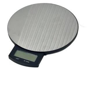 Cantar Digital de Bucatarie cu Platforma Rotunda, Capacitate 5kg, Afisaj Precis, Design Compact, Ideal pentru Cantarire Ingrediente, Fructe sau Alimente