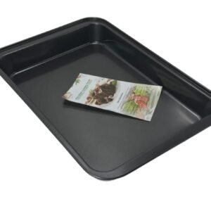 Tava de Copt Mare – 42.5×28.5×5 cm, Metal Antiaderent, Ideala pentru Coacere in Familie sau Evenimente