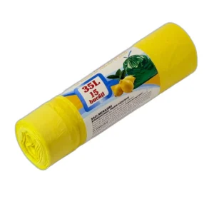 Saci Menajeri Biodegradabili Merve Pack – 35 Litri, Set 20 Bucăți, Ultra-Resistenți, Eco-Friendly, Pentru Deșeuri Casnice