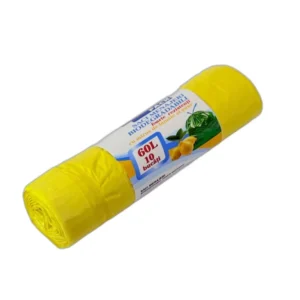 Saci Menajeri Biodegradabili Merve Pack – 60L, Set 15 Bucăți, Eco-Friendly și Rezistenți