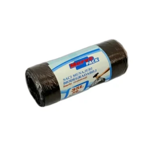 Saci Menajeri Biodegradabili Merve Pack – 35L, 20 Bucăți, Eco-Friendly și Rezistenți pentru Deșeuri Casnice