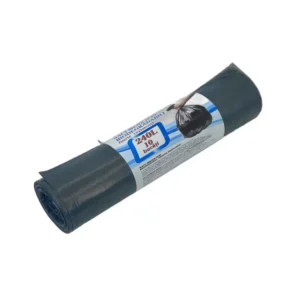 Saci Menajeri Extra Rezistenți – 240 Litri, Set 10 Bucăți, Polietilenă Groasă, Pentru Coșuri de Gunoi Mari, Utilizare Comercială și Casnică