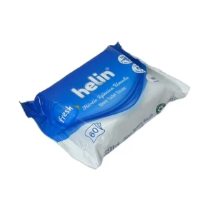 Șervețele umede Helin – hârtie igienică umedă, 60 bucăți, ultra soft, biodegradabilă, sigură pentru fose și canalizare
