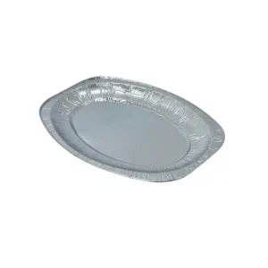 Set 3 Platouri din Aluminiu Oti – 350×250 mm, Rezistente până la 200°C, Ideal pentru Servire și Evenimente