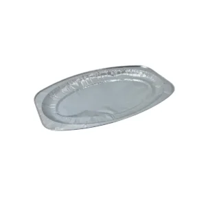 Set 3 Platouri din Aluminiu Oti – 425×285 mm, Rezistente până la 200°C, Ideal pentru Servire și Evenimente