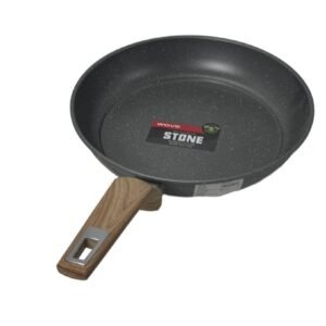 Tigaie Antiaderenta 26 cm – Suprafata Neagra, Maner Confortabil, Potrivita pentru Gatit Zilnic