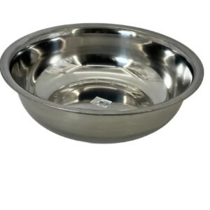 Castron Adanc din Inox – 40 cm, Bol Mare Inox Alimentar pentru Gatit, Framantat sau Salate