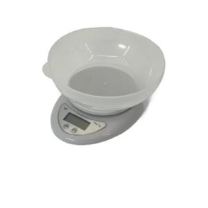 Cantar de Bucatarie Digital cu Bol Detasabil, Capacitate 5kg, Afisaj LCD, Ideal pentru Cantarire Precisa a Alimentelor, Ingredientelor sau Produselor de Patiserie