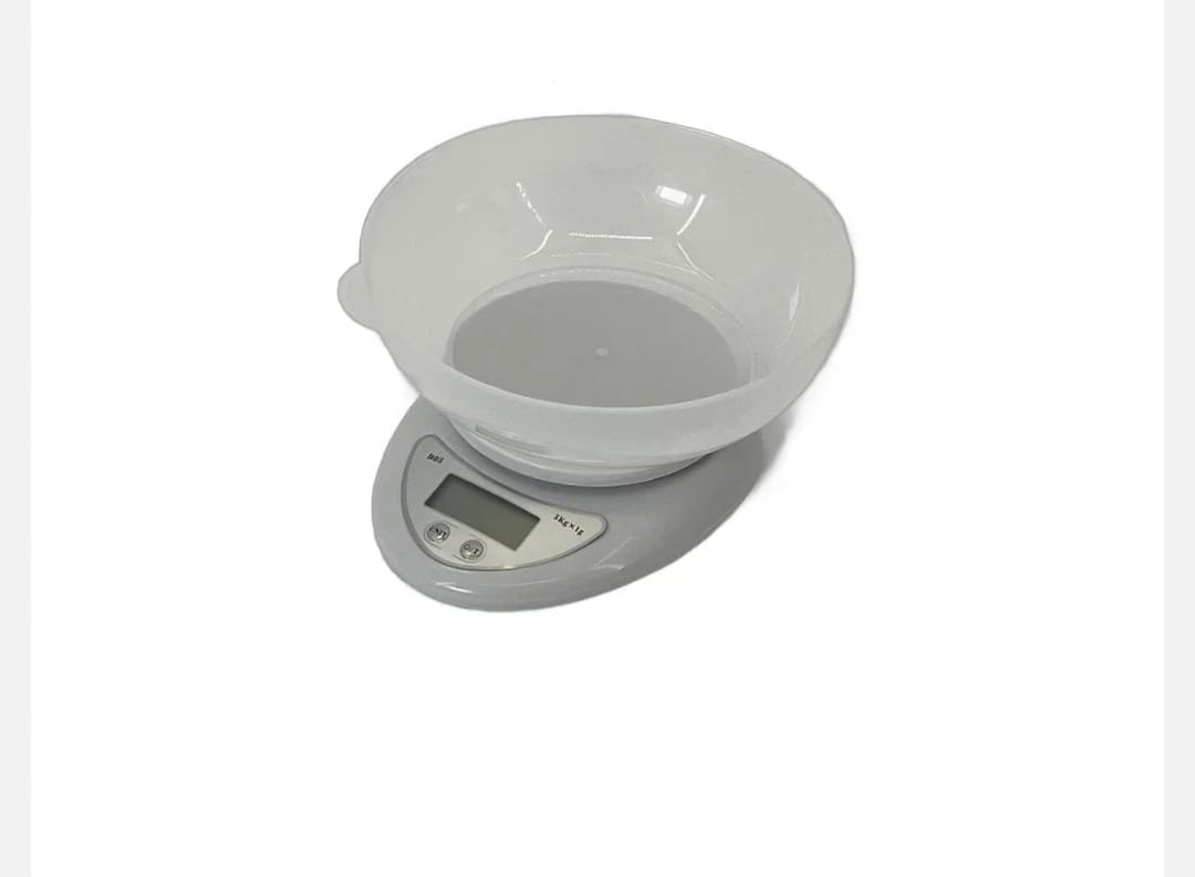 Cantar de Bucatarie Digital cu Bol Detasabil, Capacitate 5kg, Afisaj LCD, Ideal pentru Cantarire Precisa a Alimentelor, Ingredientelor sau Produselor de Patiserie