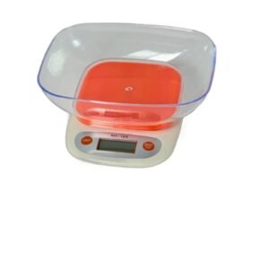 Cantar de Bucatarie Digital SH-125 cu Bol Transparent, Capacitate 5kg, Afisaj LCD, Ideal pentru Cantarire Ingrediente, Alimente sau Produse de Patiserie
