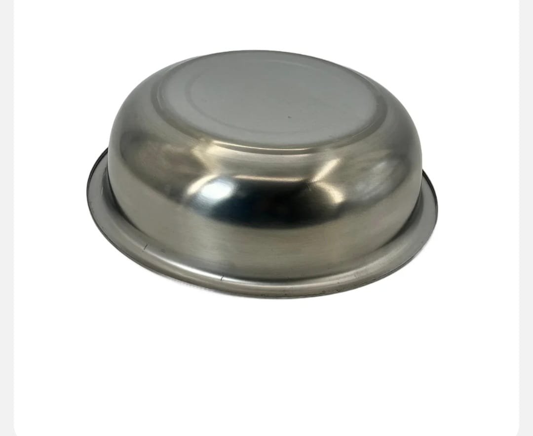 Castron Adanc din Inox – 40 cm, Bol Mare Inox Alimentar pentru Gatit, Framantat sau Salate - imagine 2