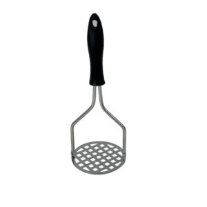 Zdrobitor Cartofi din Inox – Maner Plastic Antiderapant, Ideal pentru Piure, Avocado sau Legume Fierte
