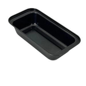 Tava Cozonac/Paine – 25×13×6 cm, Forma Dreptunghiulara din Metal Antiaderent, Ideala pentru Cuptor